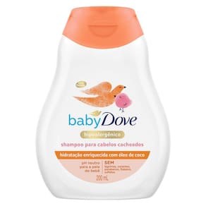 Shampoo Dove Baby Hidratação Enriquecida Cabelos Cacheados