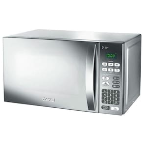Microondas Consul 20 Litros Com Função Descongelar Espelhado Inox Cm020bf - 220v