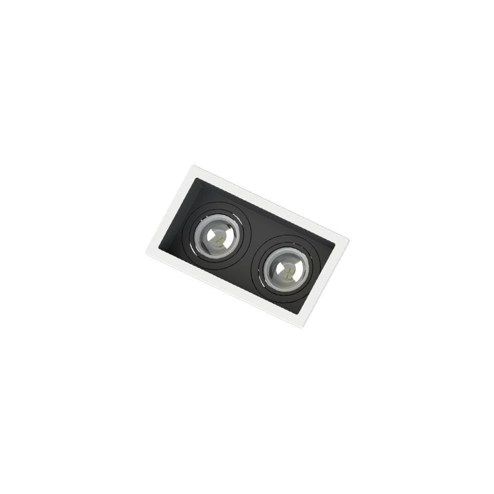 Spot Embutir Recuado Save Energy 2 Lâmpadas Mr11 Gu10 Bivolt