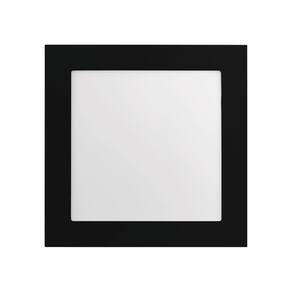 Painel Led Save Energy Quadrado Embutir 25W Bivolt Jet Black