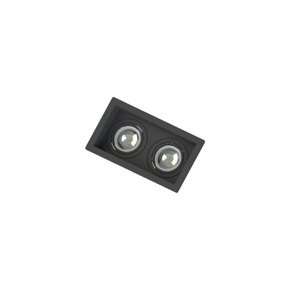 Spot Embutir Recuado Save Energy 2 Lâmpadas Mr11 Gu10 Bivolt