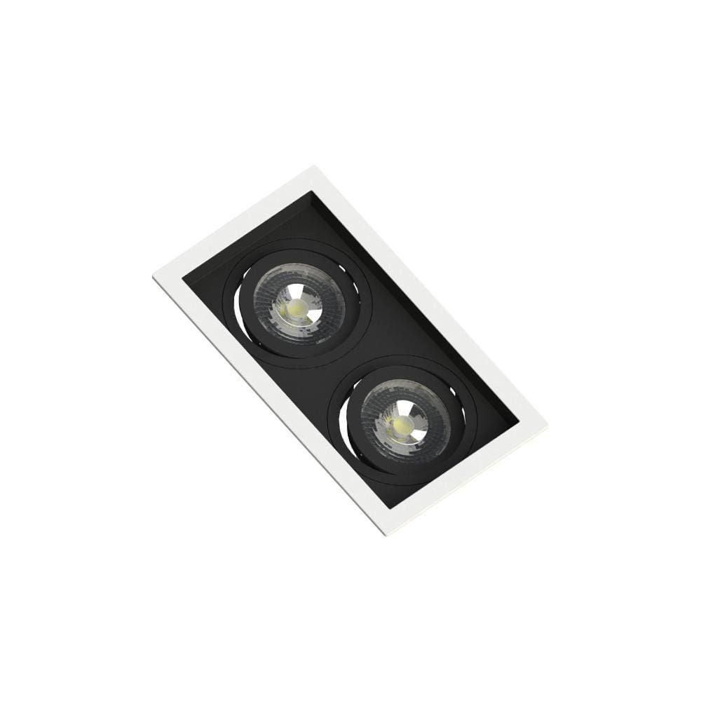 Spot Embutir Recuado Save Energy 2 Lâmpadas Par 20 Bivolt Br
