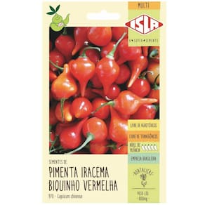 Sementes de Pimenta Iracema (Biquinho Vermelha) ISLA