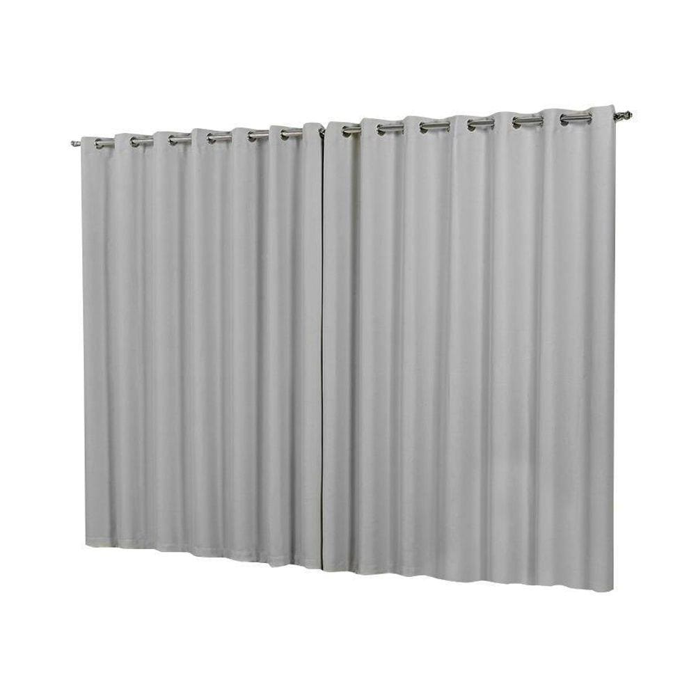 Cortina Blackout Em Tecido 7,00X2,80 Corta Luz Branco