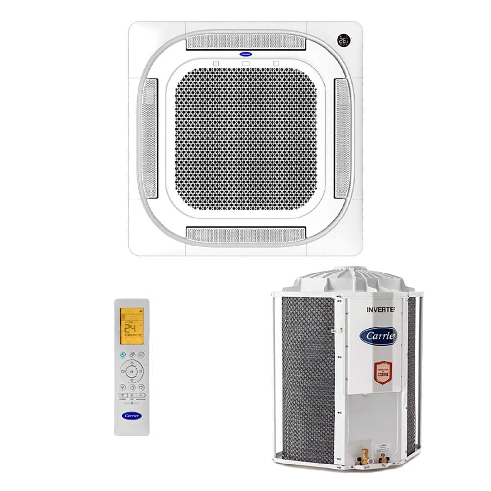 Ar Condicionado Split Cassete Inverter R-32 Carrier Connect 36000 Btus Frio 220V Monofásico 40KVQD36C5