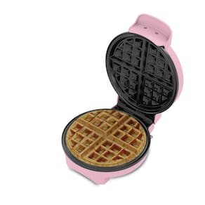 Double sided belgian waffle maker