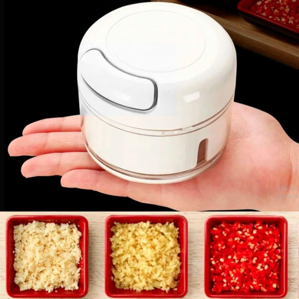 Mini Processador Triturador De Alimentos Manual 200 Ml