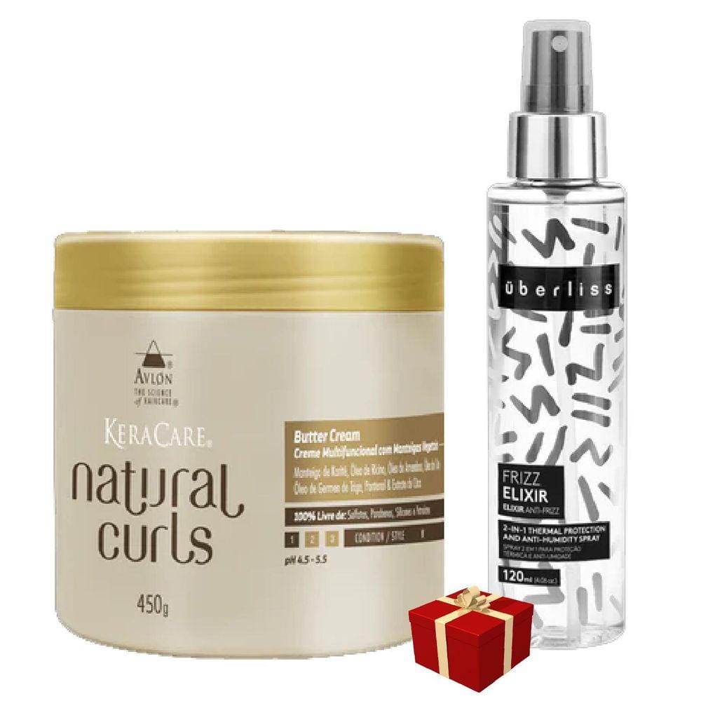 Avlon Keracare Butter Cream 450G + Frizz Elixir-120Ml