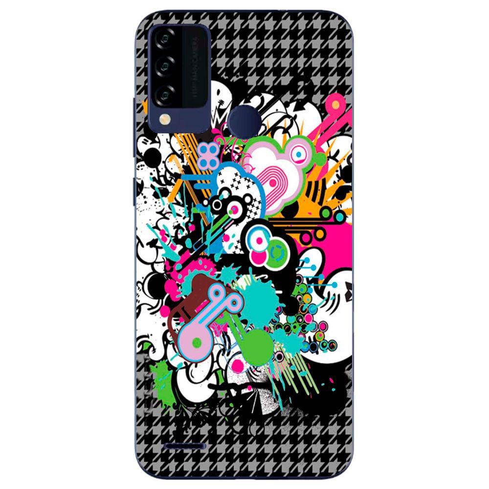 Capa Adesivo Skin022 Verso Para Blu B9