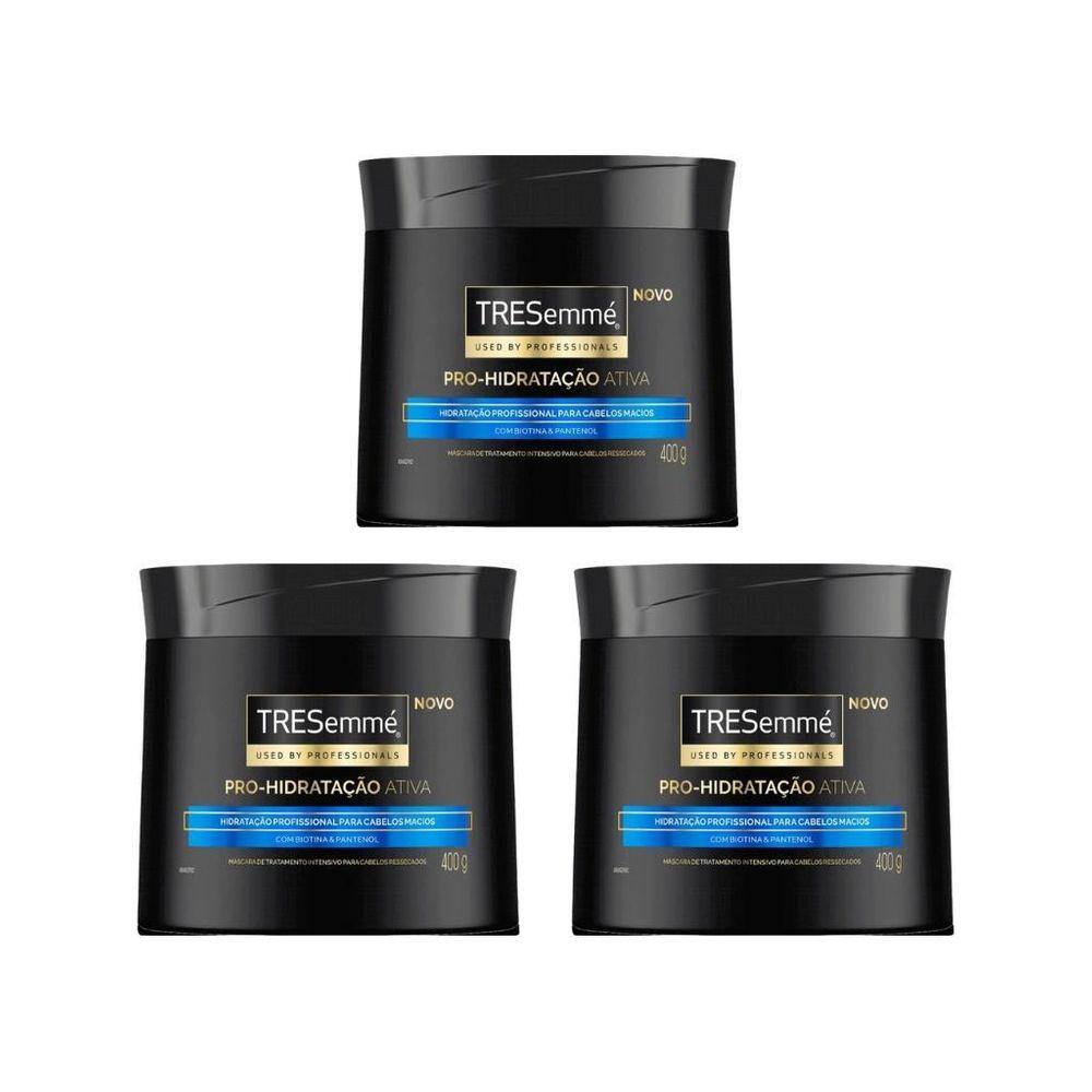 Creme De Tratamento Tresemme 400G Pró-Hidrataçao - Kit C/3Un