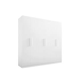 Guarda Roupa Casal 6 Portas 6 Gavetas - Colibri-Branco - Móveis D`Doro