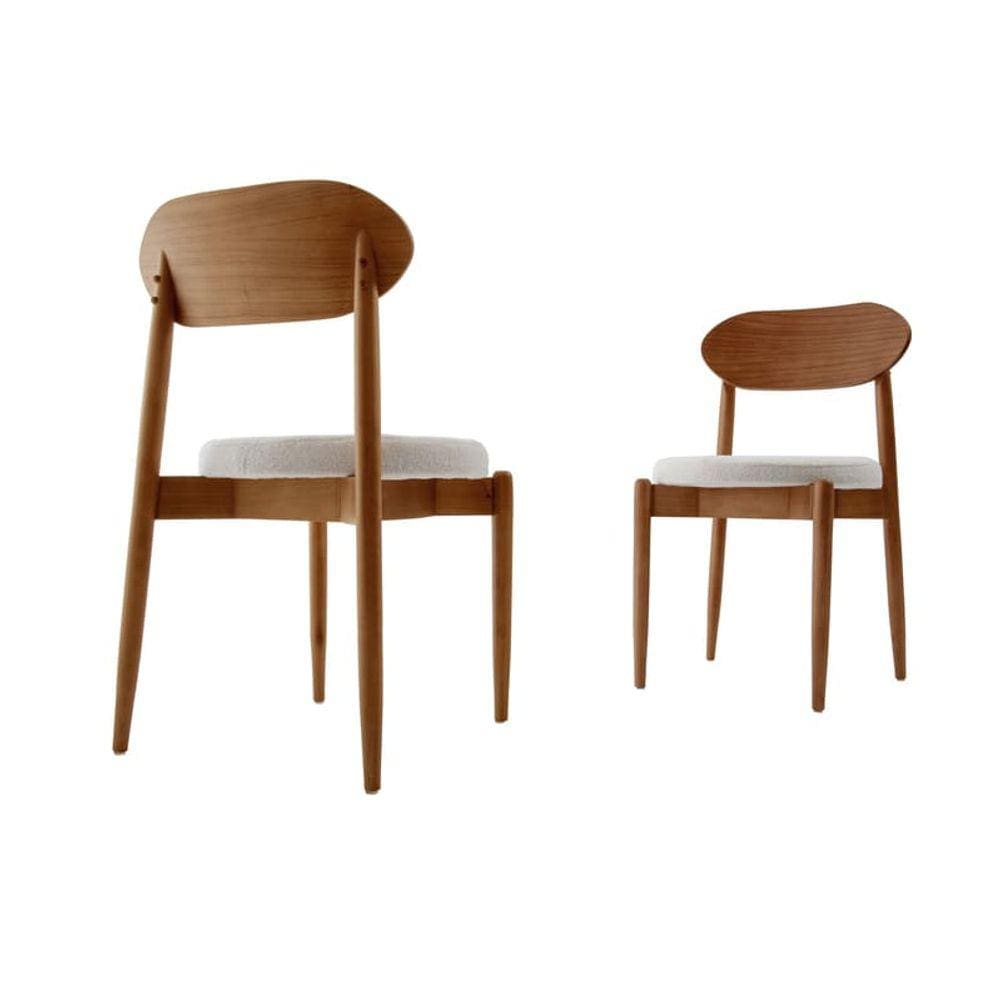 Cadeiras para Mesa de Jantar Madeira Maciça - Aiko - Espresso Móveis