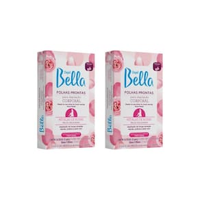 Depilatorio Depil Bella 16 Folhas Prontas Corp Peta Rosa-2Un