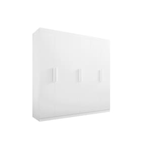 Guarda Roupa Casal 6 Portas 6 Gavetas - Colibri-Branco - Móveis D`Doro