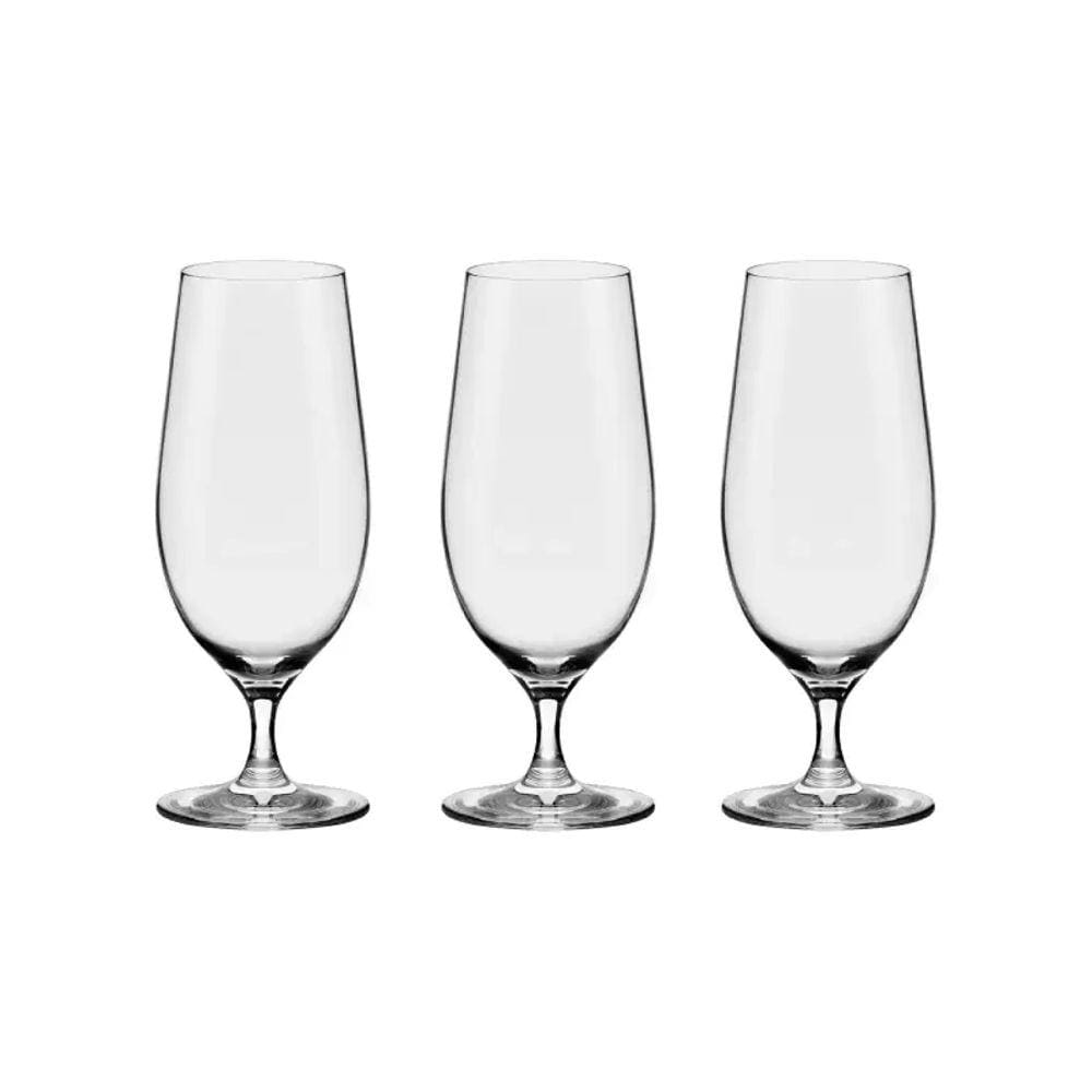 Jogo De 3 Taças De Cristal Cerveja 460 Ml Beer Glass