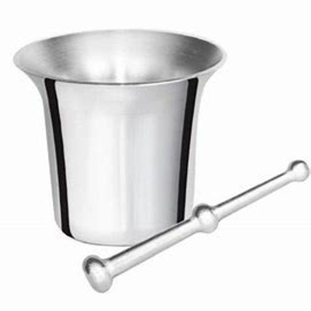 Pilao em Aluminio Fundido - Capacidade 1,00 L - ALMOFARIZ FUNDIDO