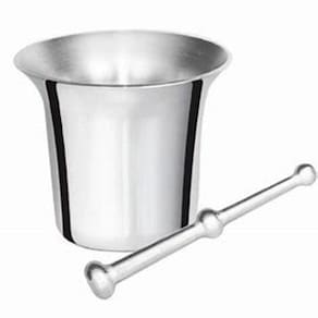 Pilao em Aluminio Fundido - Capacidade 1,00 L - ALMOFARIZ FUNDIDO