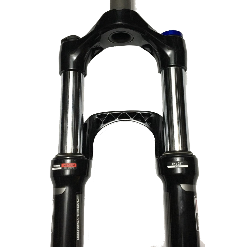 Suspensão 29 Rock Shox Xc 30 100 Mm Trava Ombro Preta