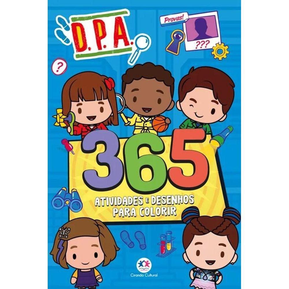 Livro: 365 Atividades E Desenhos Para Colorir - D. P. A.