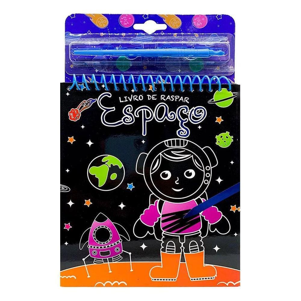 Livro De Raspar - Espaço