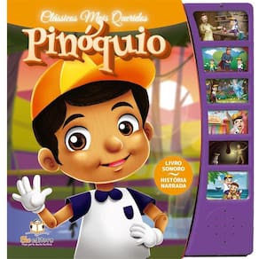 Livro Sonoro Clássicos mais queridos: Pinóquio 12 Páginas