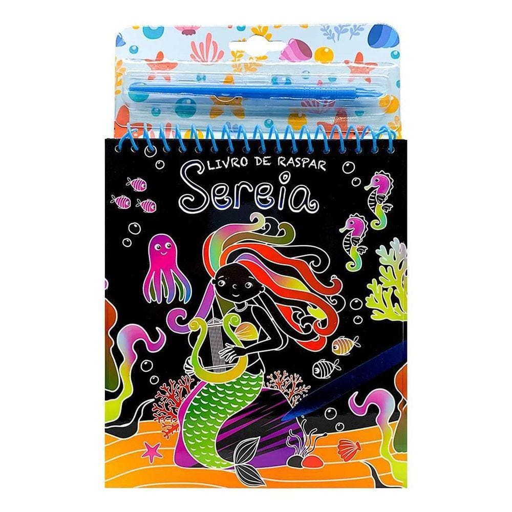 Livro De Raspar - Sereias