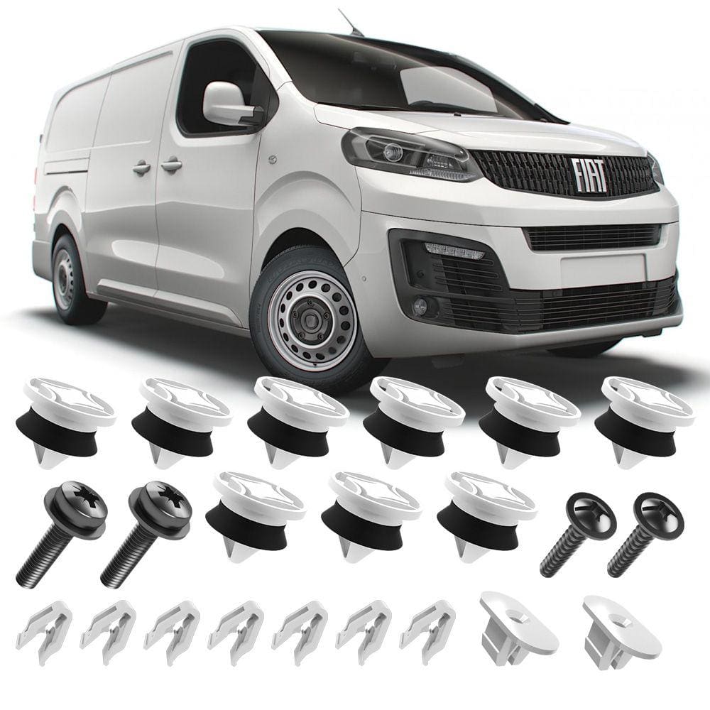 Kit Grampos Presilhas Buchas E Parafusos Para Forro Porta Dianteira Scudo 2022 2023 2024
