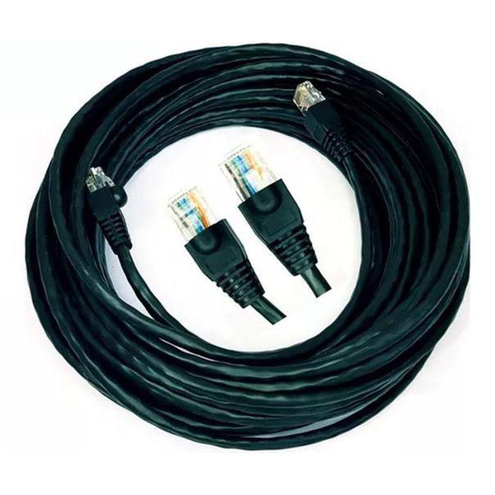 Kit 3 Cabos Rede Ethernet C/Rj45 Cat5E 20Mts Menor Valor