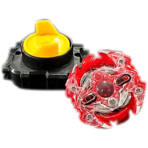 Pião Com Lançador 08 Peças Power Color Beyblade