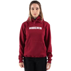 Casaco Moletom Feminino Logo Letter B Hocks Bordô