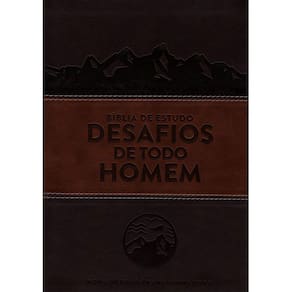 Bíblia De Estudo Desafios De Todo Homem NVT (Marrom)