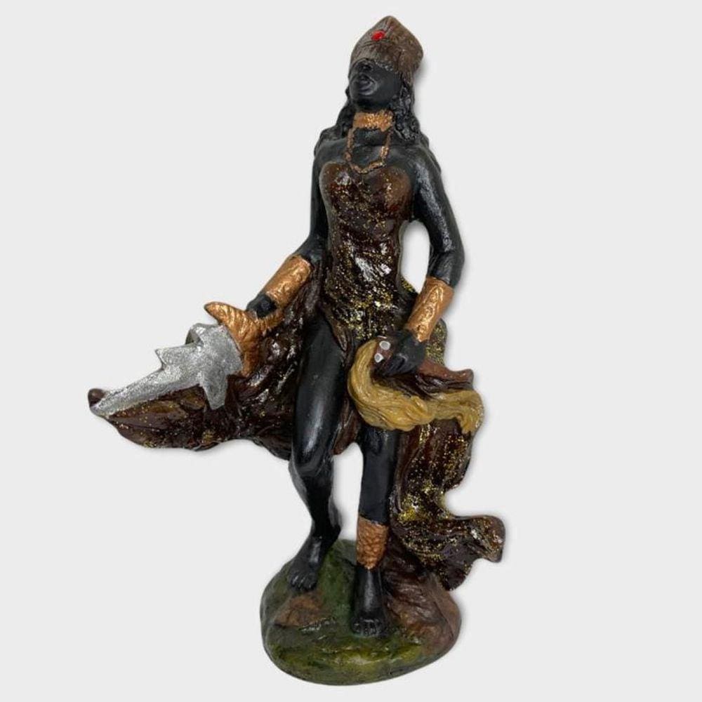 Orixá Iansã Em Resina 14 Cm Umbanda Candomblé-Escolha A Cor