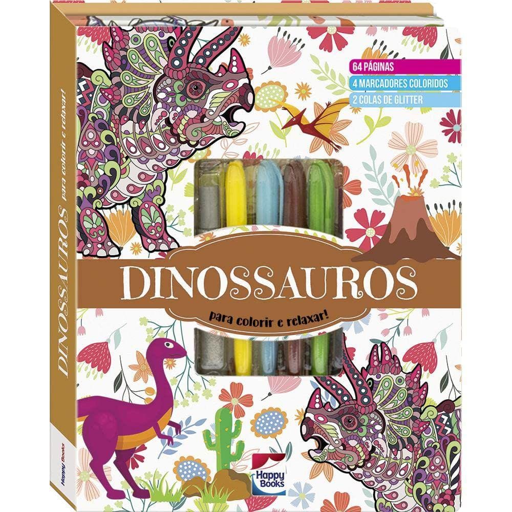 Meu Superkit Brilhante De Arteterapia! Dinossauros