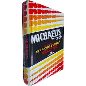 Livro Físico Dicionário de Economia e Direito Alemão - Português Português - Alemão Michaelis Tech