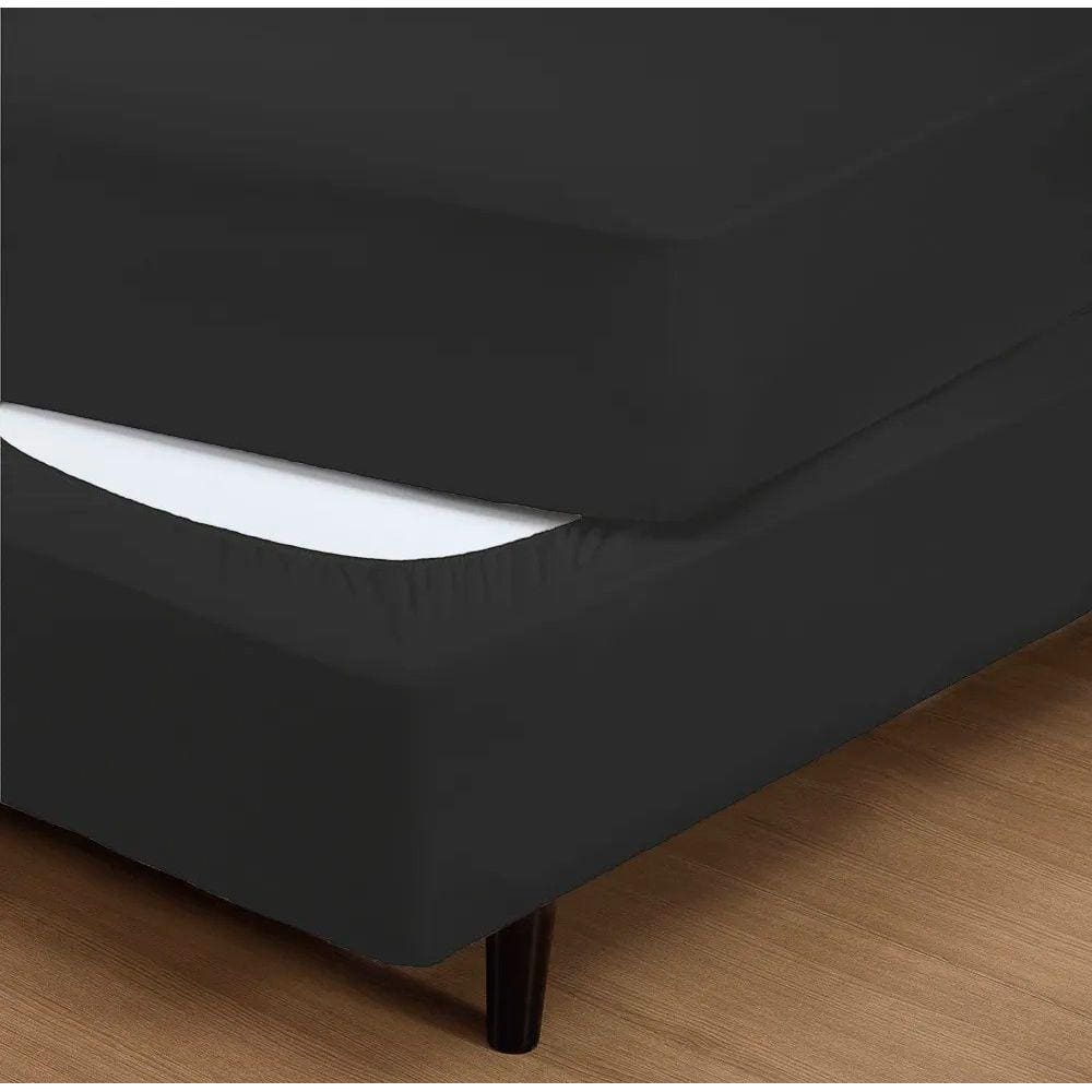 Saia Para Cama Box - King Size - Fit Box - Malha - Sul Brasil