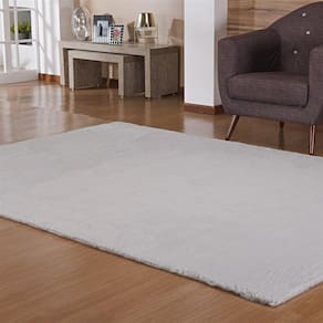 Tapete para Sala 180cmx300cm Bangor Niazitex Prata