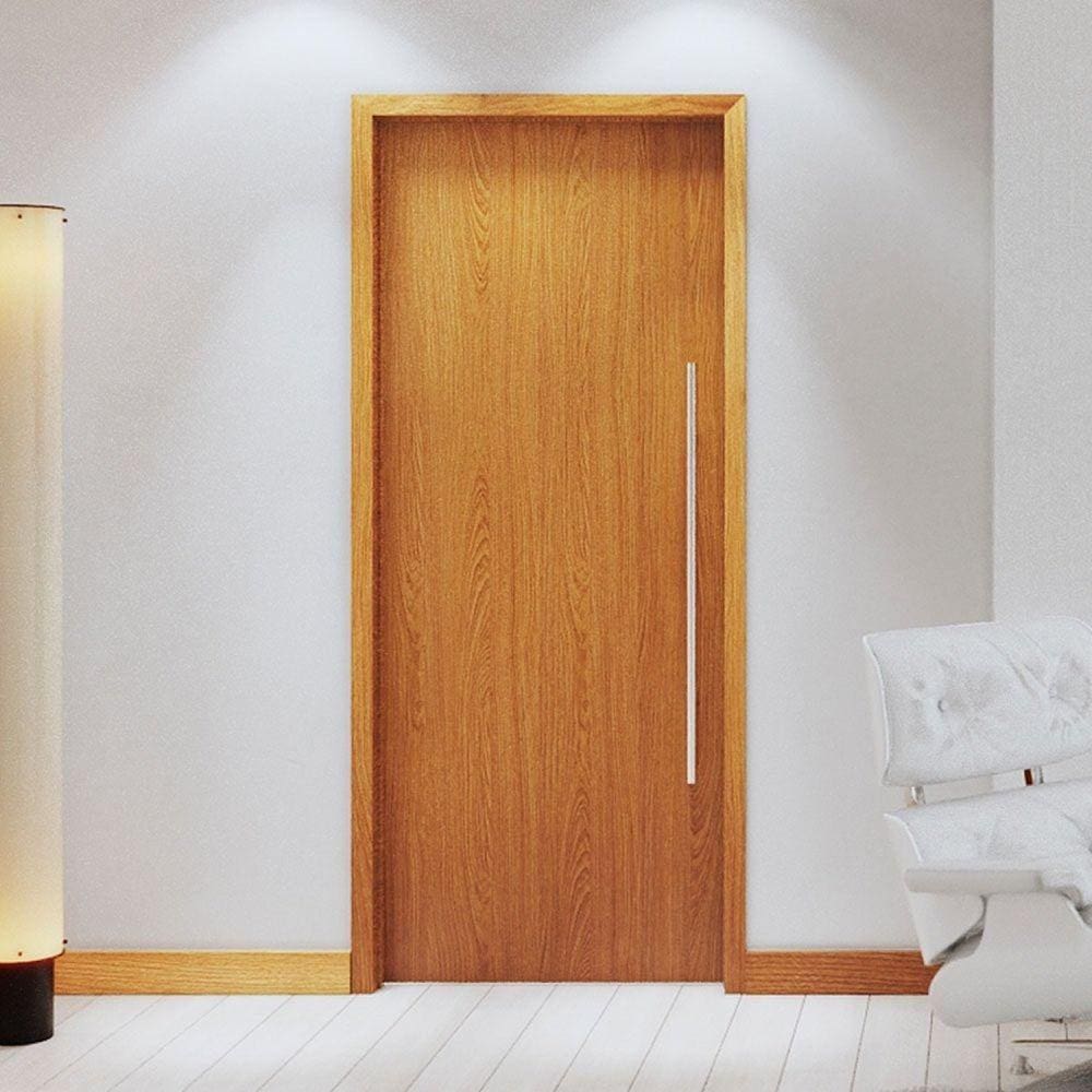 Porta de Madeira 210x62cm Espessura 3,5cm Mso Eucaplac Eucatex Teka Milano