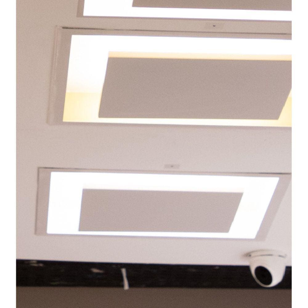 Plafon Ghost B49x49cm Led 17w 3000k Ip20 Branco