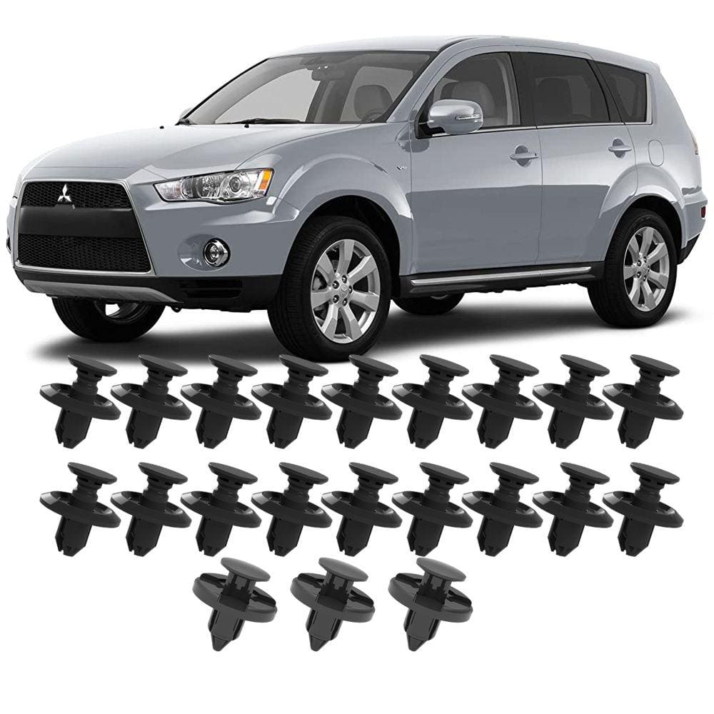 Kit Grampos Presilhas Defletor Inferior Parachoque Dianteiro Outlander 2007 até 2010 2011 2012 2013