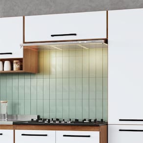 Armário Aéreo Geladeira 1 Porta Giovanna Freijó/Branco