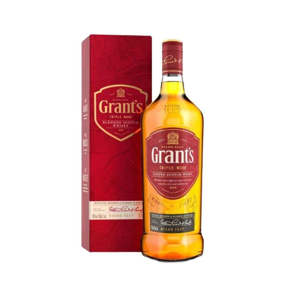 Whisky Grants Triple Wood 1 Litro com Cartucho