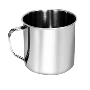 Caneca Aço Inox Bebida Gelada Café Chá Suco Drink 8cm 350ml