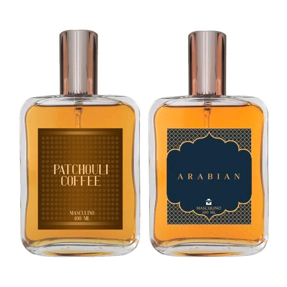 Kit Perfume Masculino - Patchouli Coffee + Arabian 100Ml