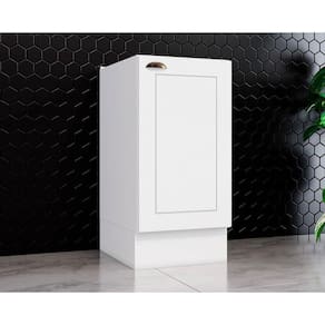 Gabinete de Cozinha Modulado Balcão Americana 1 Porta s/ Tampo Branco - Henn
