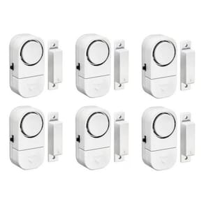 Kit 06 Alarme Sonoro Invasão Residencial Porta Janela Portão