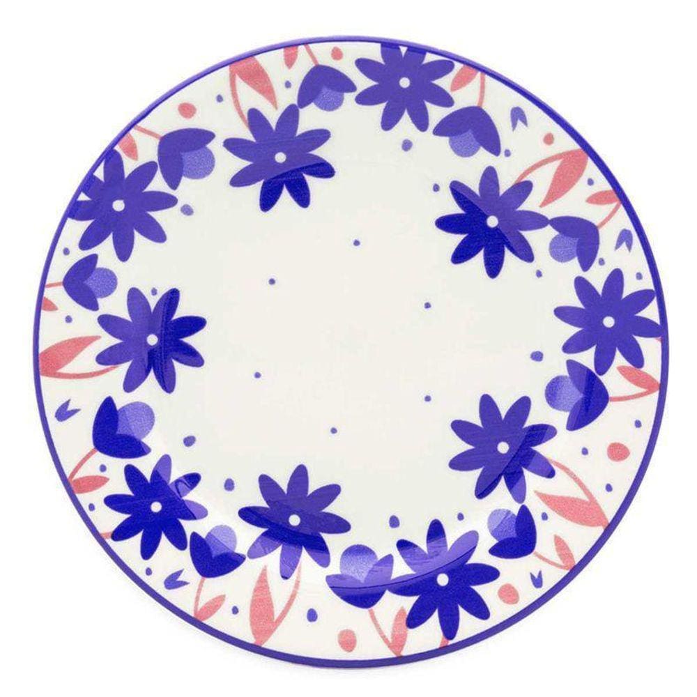 Jogo De 6 Pratos Rasos 24 Cm Donna Sossego