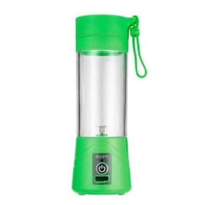 Garrafa Mix Liquidificador Copo Portátil Recarregável Verde