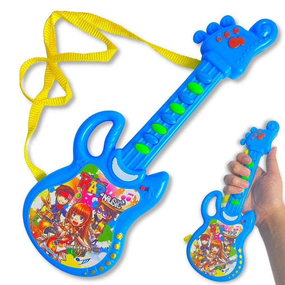 Mini Guitarra Musical Brinquedo Infantil Guitarrinha Com Som