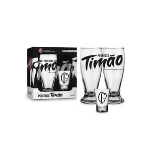 Kit Copo Cerveja Munich E Dose Ole Times Futebol Corinthians