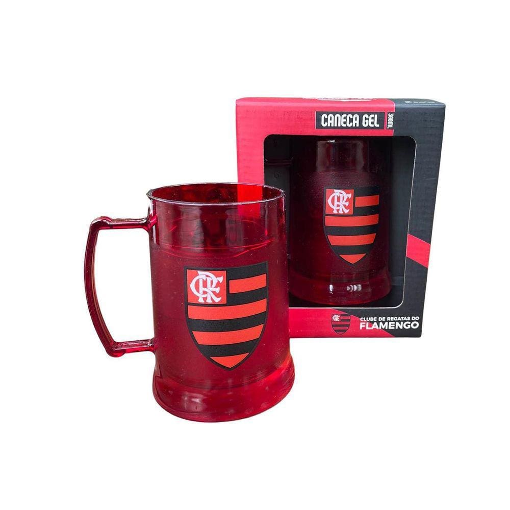 Caneca Gel Congelante Oficial Vai No Freezer Flamengo